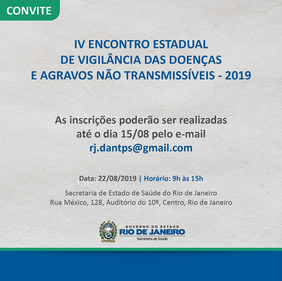 IV Encontro de Vigilância das Doenças e Agravos Não Transmissíveis