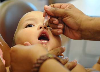 Rio de Janeiro já vacinou mais de 41% do público-alvo contra poliomielite 