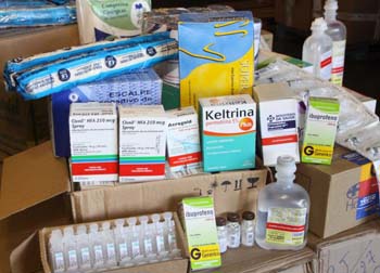 Governo do Estado envia kit calamidade, medicamentos e cartilhas para Duque de Caxias