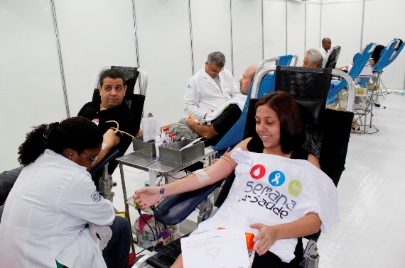 Solidariedade marca segundo dia da Semana da Saúde