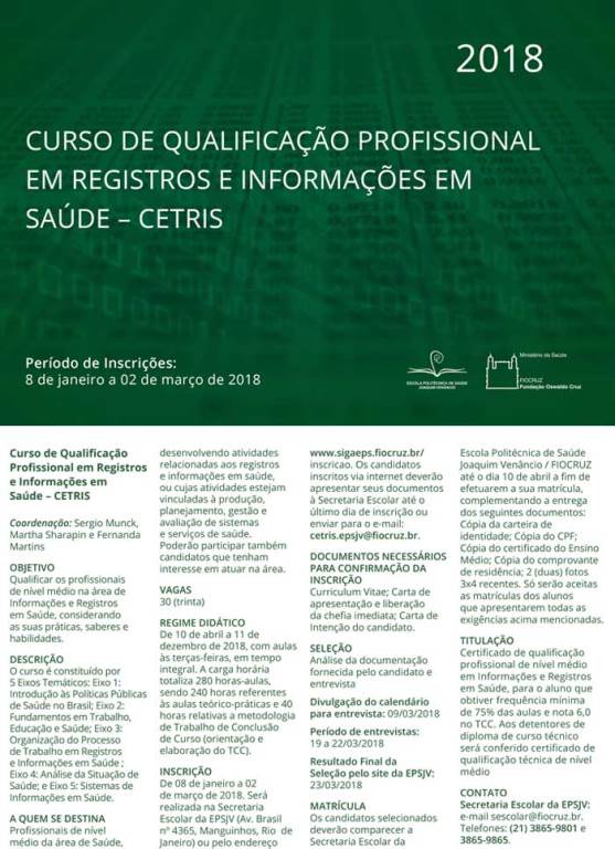 EPSJV oferece cursos para profissionais de saúde