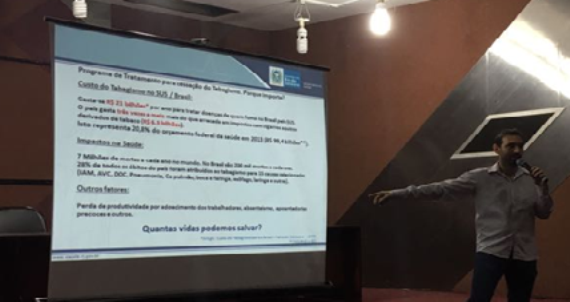 Capacitação para tratamento de cessação do tabagismo reune 150 profissionais
