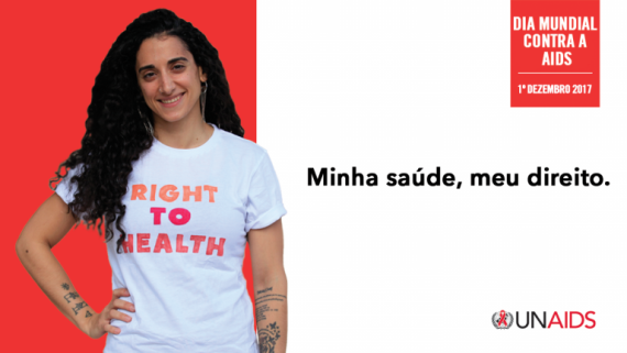UNAIDS lança campanha ‘Minha saúde, meu direito’ para o Dia Mundial contra a AIDS
